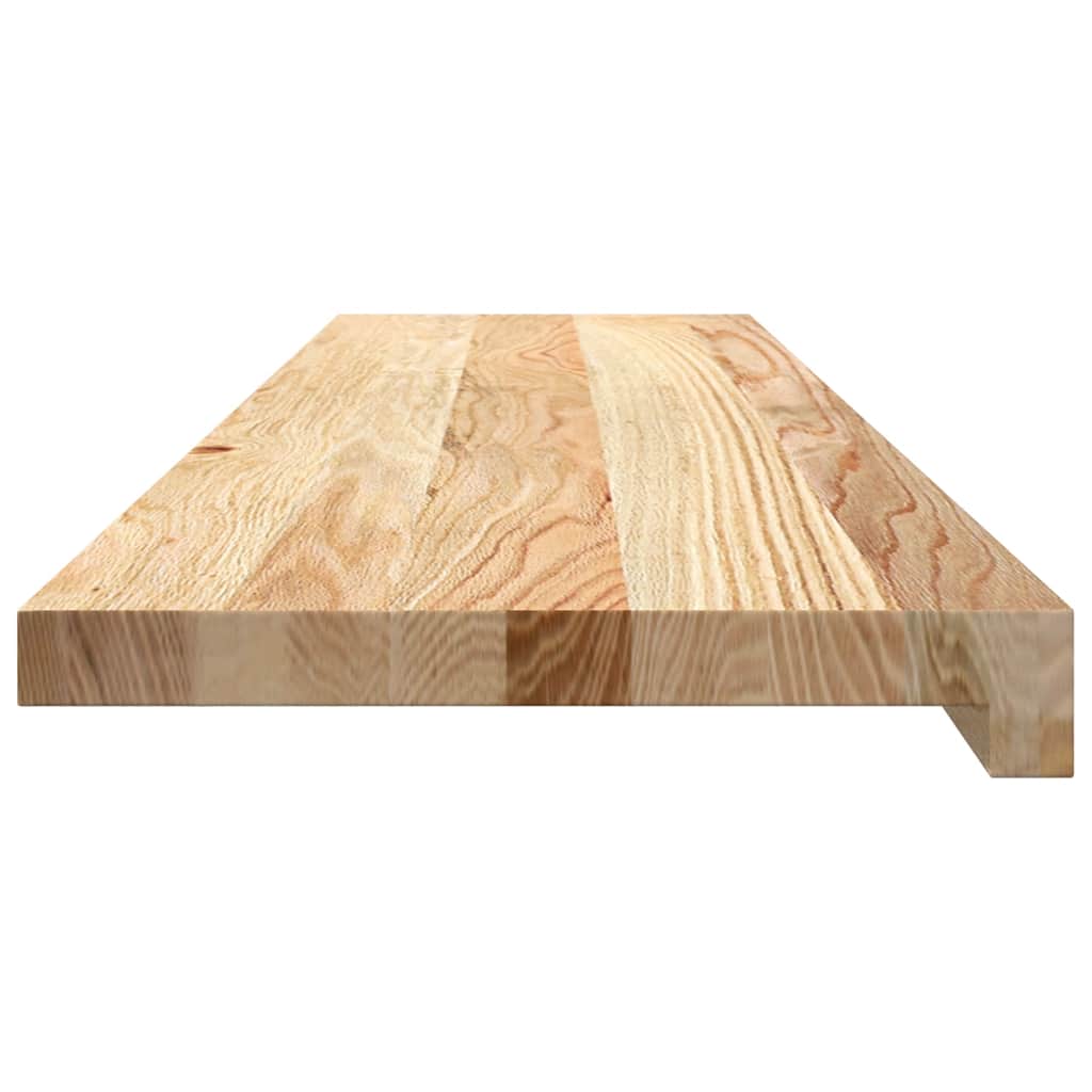 Stufenmatten 2 Stk. Unbehandelt 100x25x2 cm Massivholz Eiche