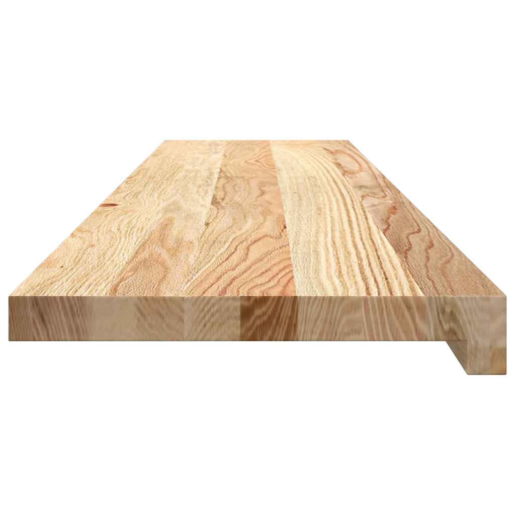 Stufenmatten 2 Stk. Unbehandelt 110x25x2 cm Massivholz Eiche