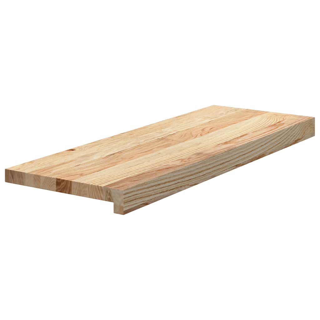 Treppenstufen 2 Stk. Unbehandelt 70x30x2 cm Massivholz Eiche