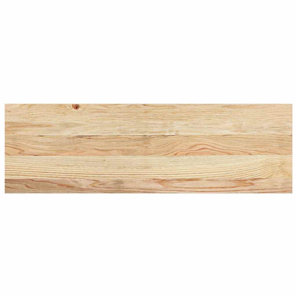 Stufenmatten 2 Stk. Unbehandelt 80x30x2 cm Massivholz Eiche