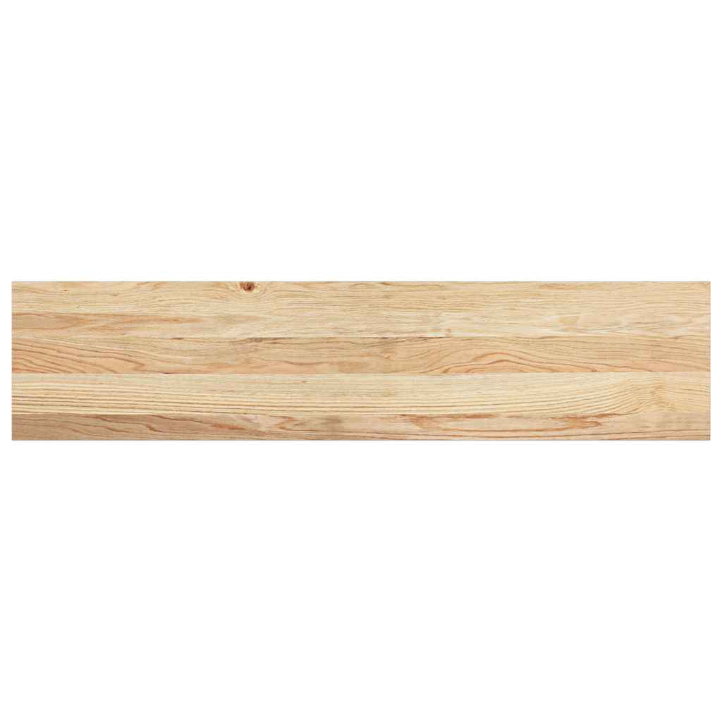 Stufenmatten 2 Stk. Unbehandelt 110x30x2 cm Massivholz Eiche