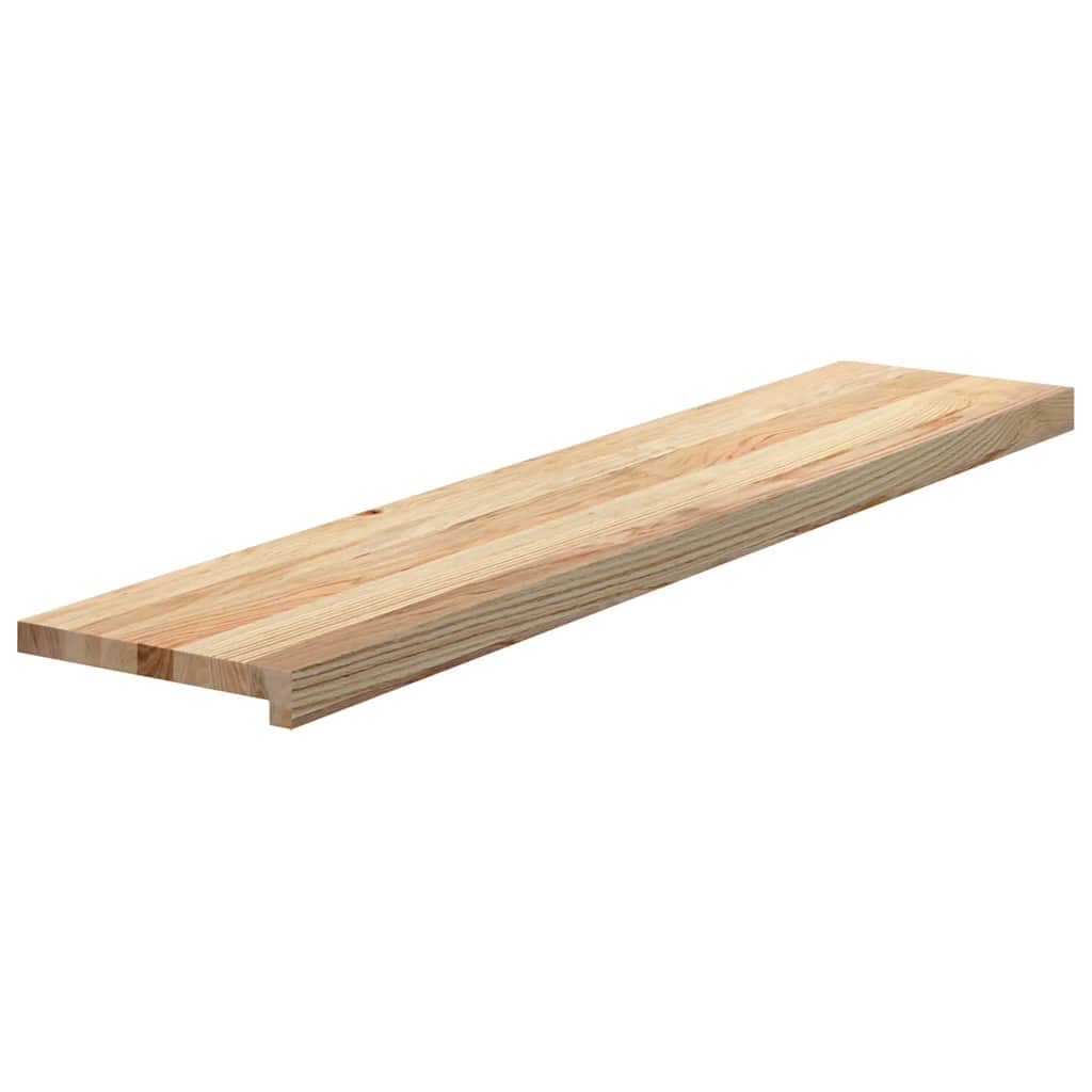 Stufenmatten 2 Stk. Unbehandelt 120x30x2 cm Massivholz Eiche