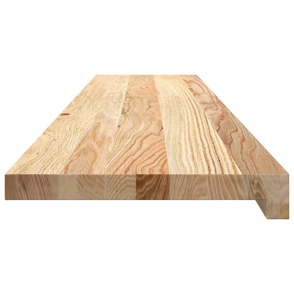 Stufenmatten 2 Stk. Unbehandelt 120x30x2 cm Massivholz Eiche
