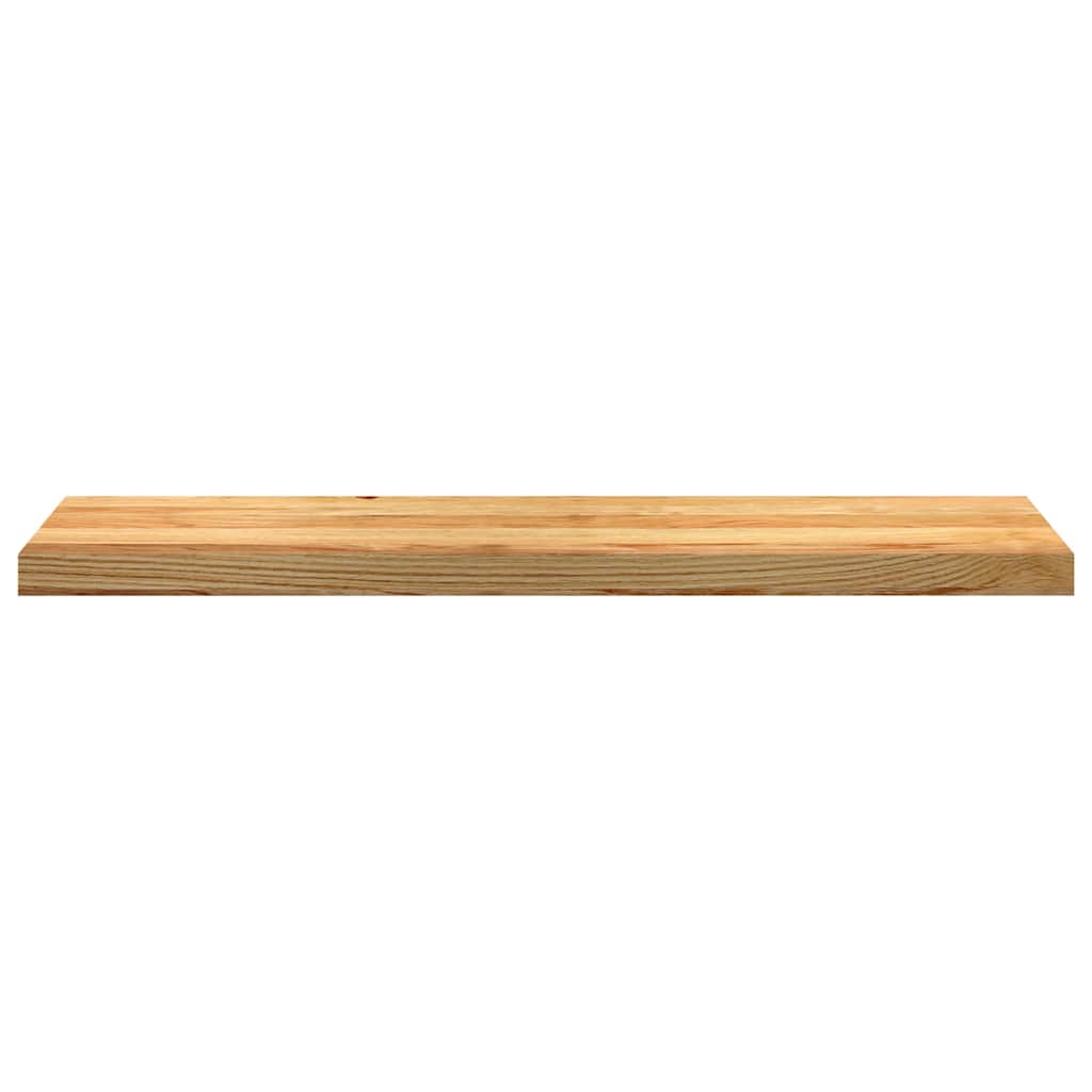 Treppenstufen 2 Stk. Hellbraun 100x25x2 cm Massivholz Eiche