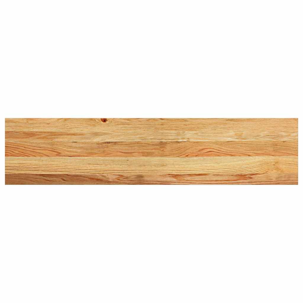 Stufenmatten 2 Stk. Hellbraun 110x25x2 cm Massivholz Eiche