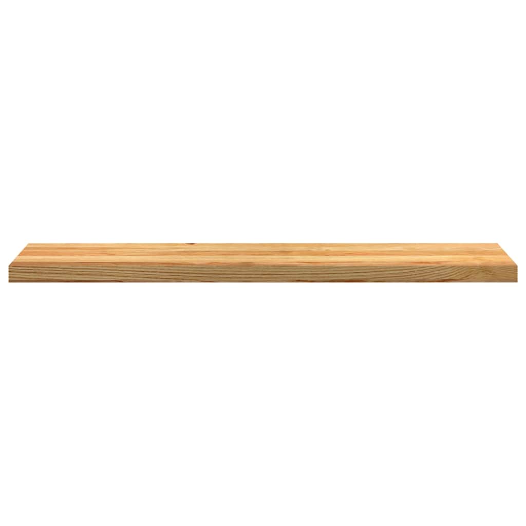 Stufenmatten 2 Stk. Hellbraun 120x25x2 cm Massivholz Eiche