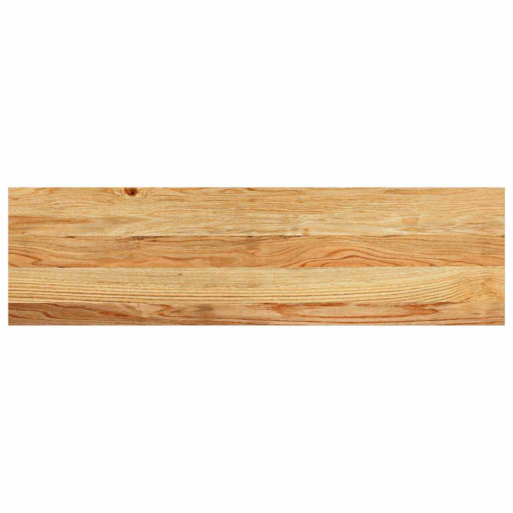 Stufenmatten 2 Stk. Hellbraun 90x30x2 cm Massivholz Eiche