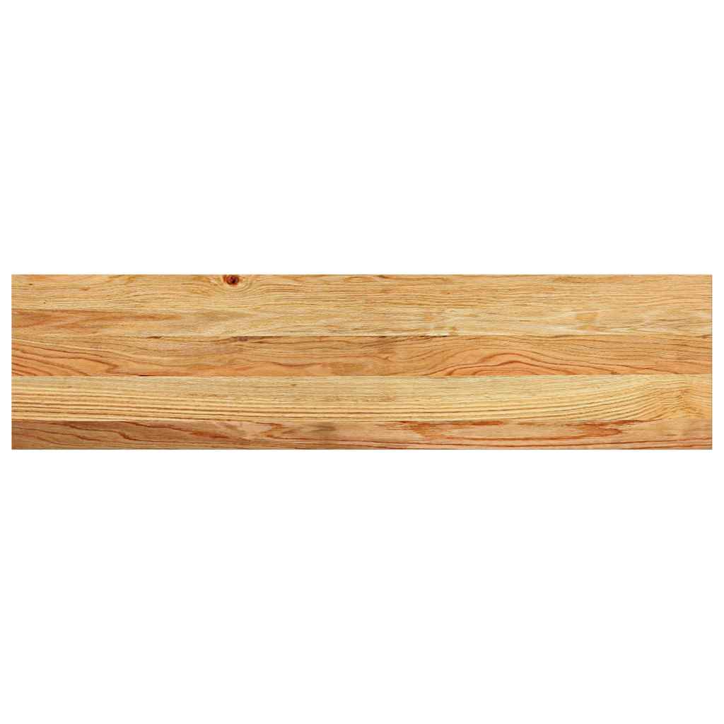Stufenmatten 2 Stk. Hellbraun 100x30x2 cm Massivholz Eiche