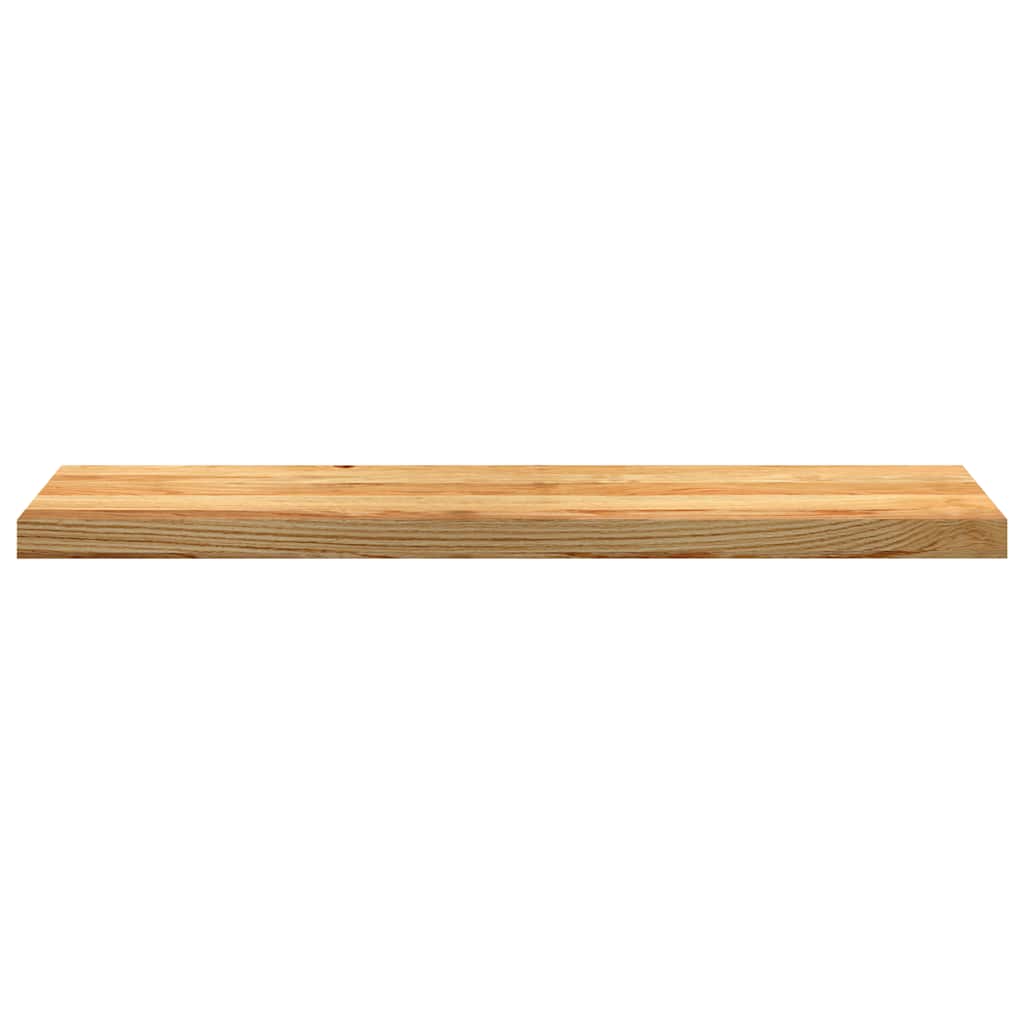 Stufenmatten 2 Stk. Hellbraun 100x30x2 cm Massivholz Eiche