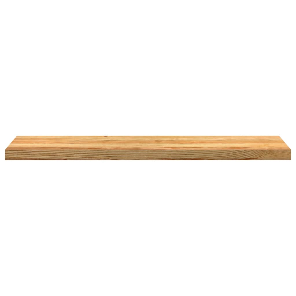 Stufenmatten 2 Stk. Hellbraun 110x30x2 cm Massivholz Eiche