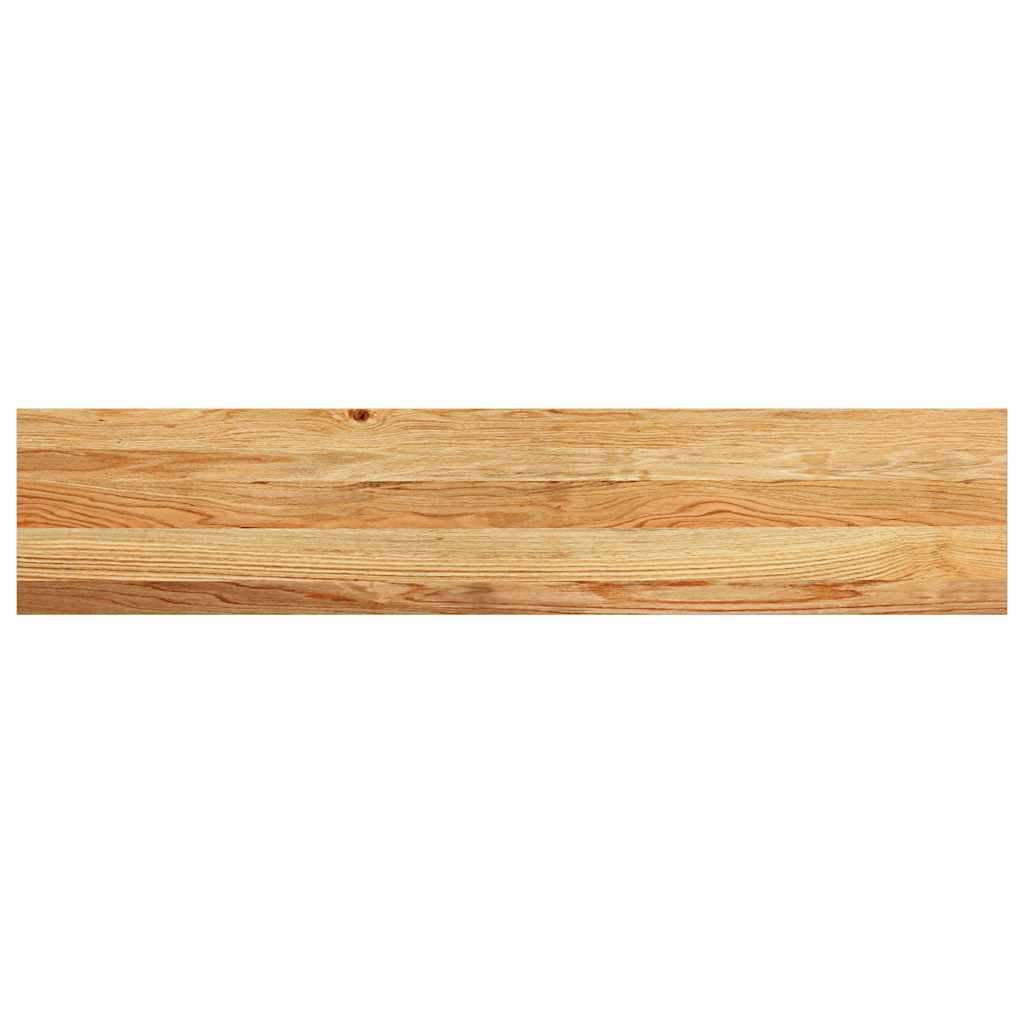 Stufenmatten 2 Stk. Hellbraun 120x30x2 cm Massivholz Eiche