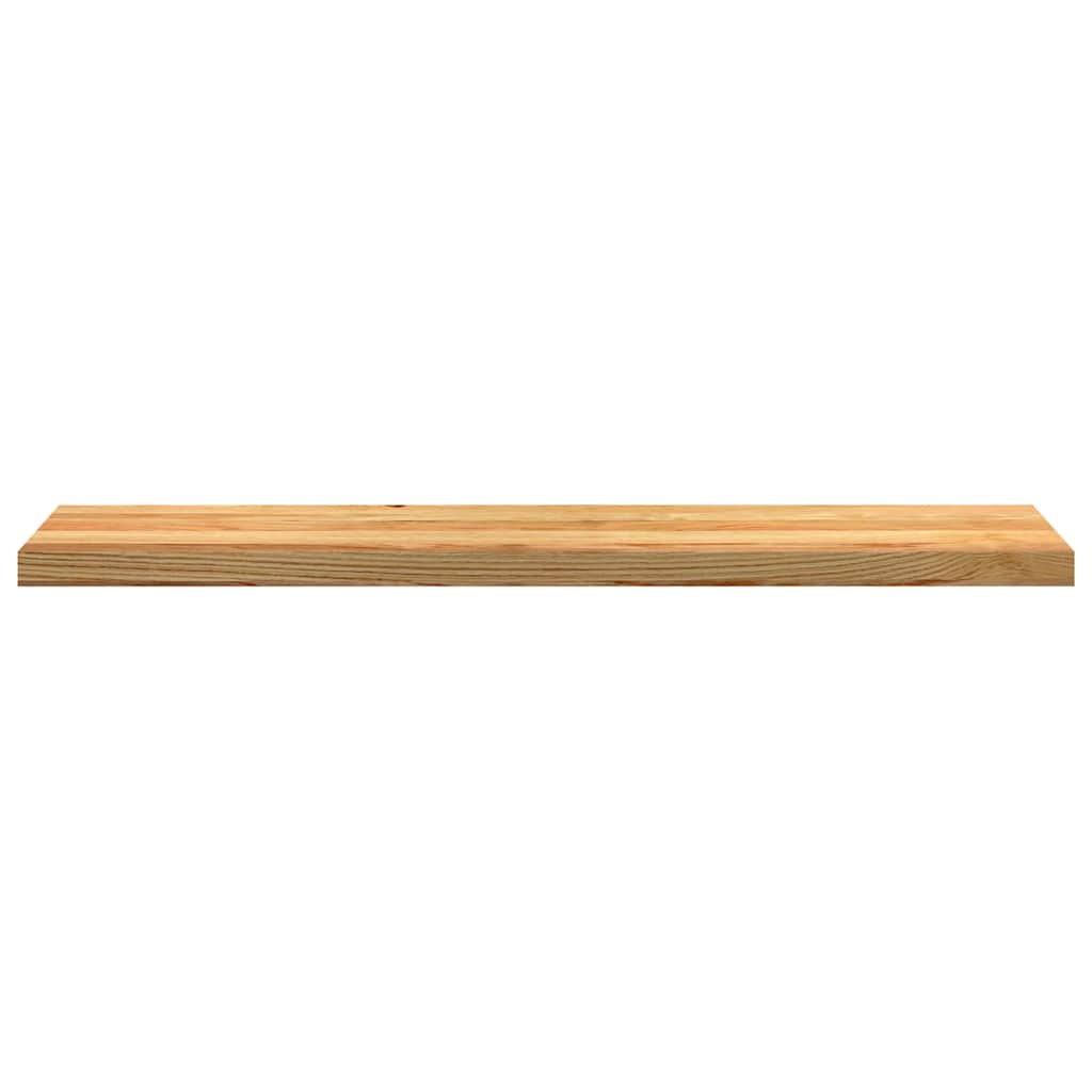 Treppenstufen 2 Stk. Hellbraun 120x30x2 cm Massivholz Eiche