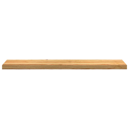 Treppenstufen 2 Stk. Hellbraun 120x30x2 cm Massivholz Eiche