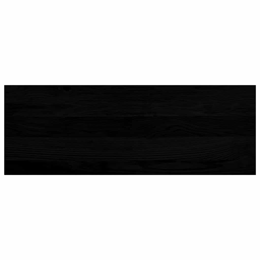 Stufenmatten 2 Stk. Braun-Schwarz 70x25x2 cm Massivholz Eiche