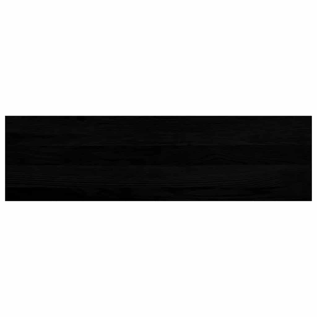 Stufenmatten 2 Stk. Braun-Schwarz 90x25x2 cm Massivholz Eiche