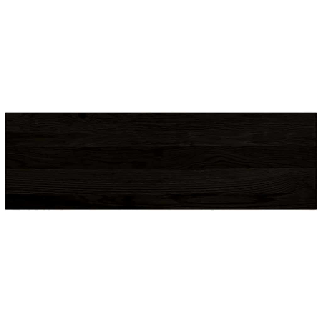 Stufenmatten 2 Stk. Braun-Schwarz 80x30x2 cm Massivholz Eiche
