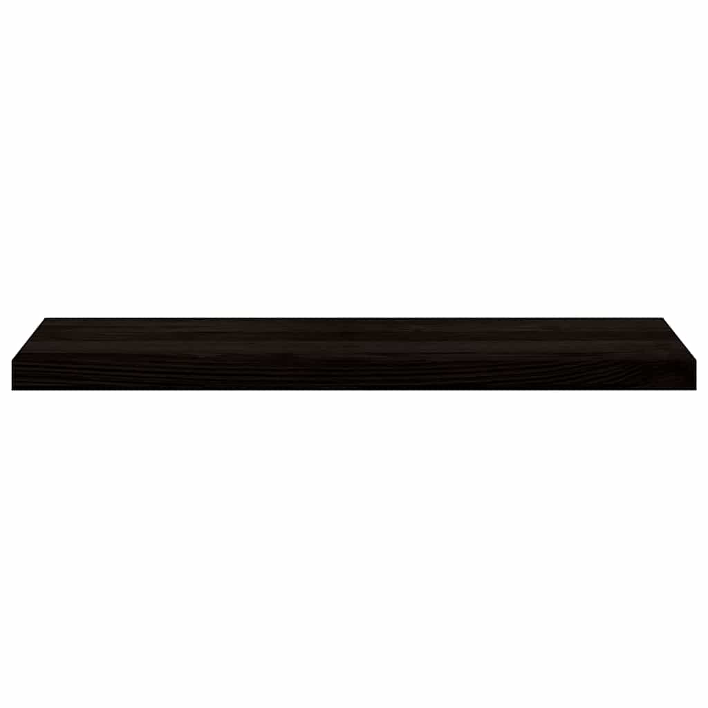 Stufenmatten 2 Stk. Braun-Schwarz 90x30x2 cm Massivholz Eiche