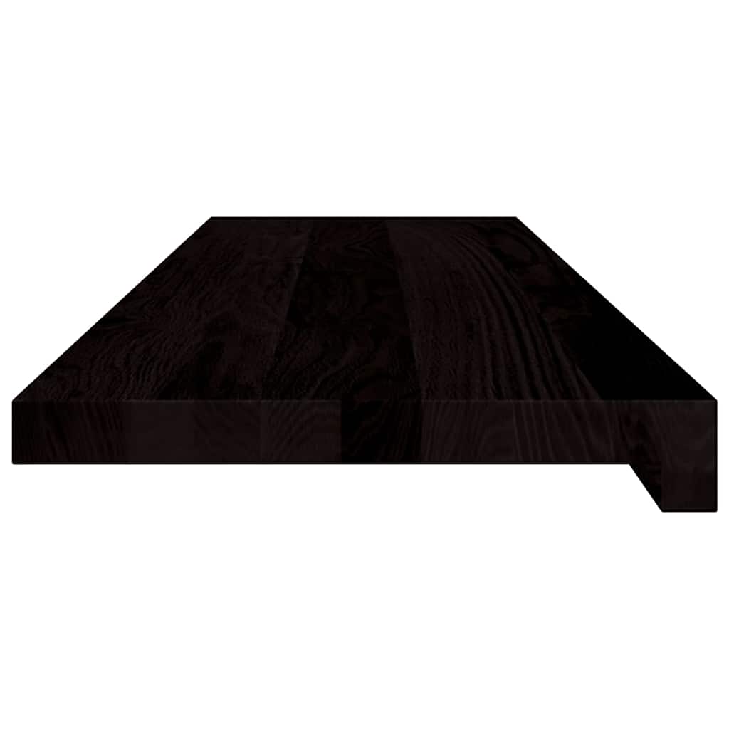 Stufenmatten 2 Stk. Braun-Schwarz 90x30x2 cm Massivholz Eiche