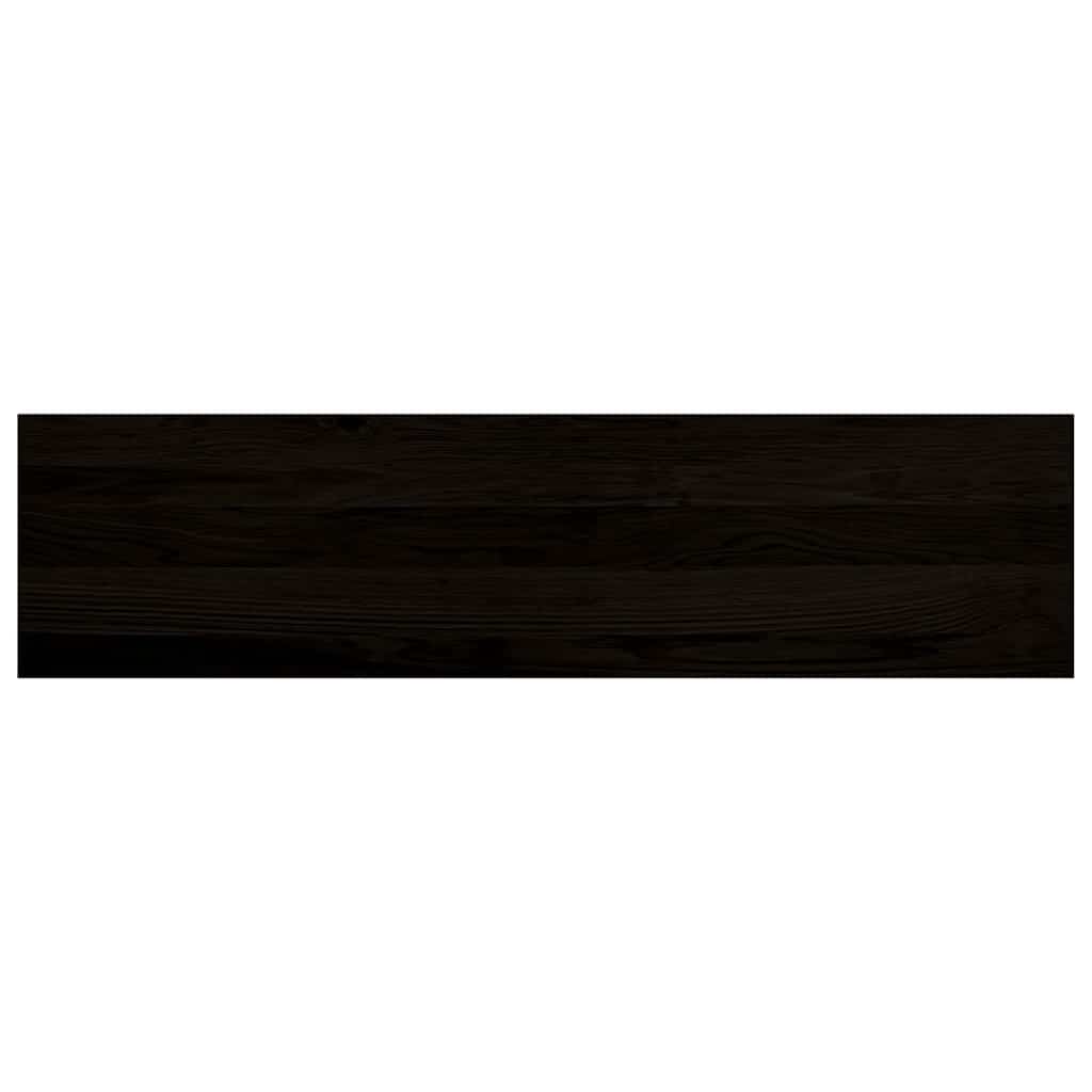 Stufenmatten 2 Stk. Braun-Schwarz 100x30x2 cm Massivholz Eiche