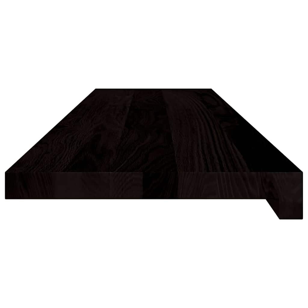 Stufenmatten 2 Stk. Braun-Schwarz 100x30x2 cm Massivholz Eiche