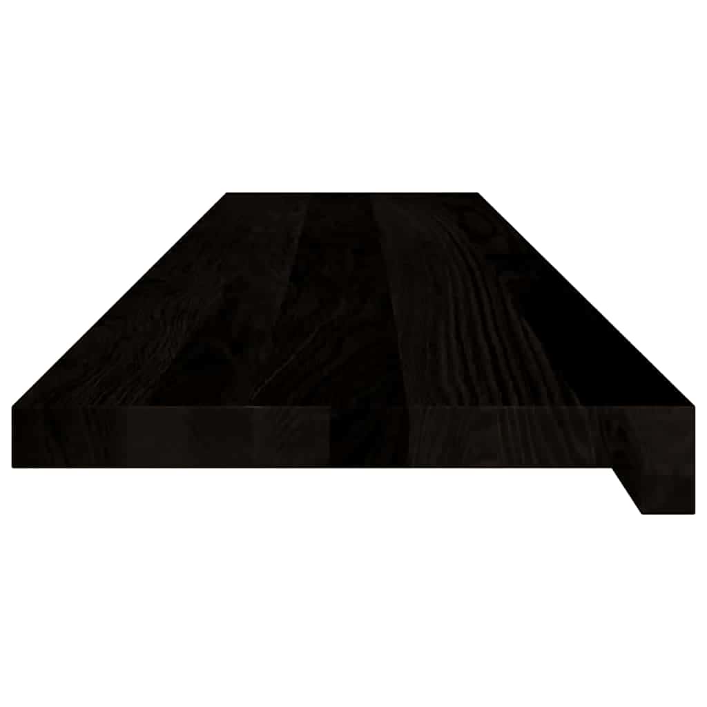 Stufenmatten 2 Stk. Braun-Schwarz 110x30x2 cm Massivholz Eiche