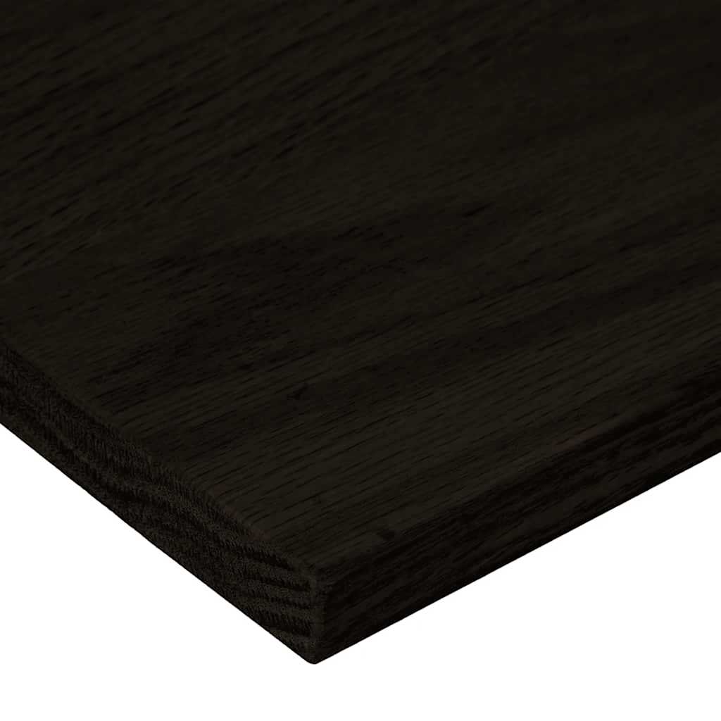 Stufenmatten 2 Stk. Braun-Schwarz 120x30x2 cm Massivholz Eiche
