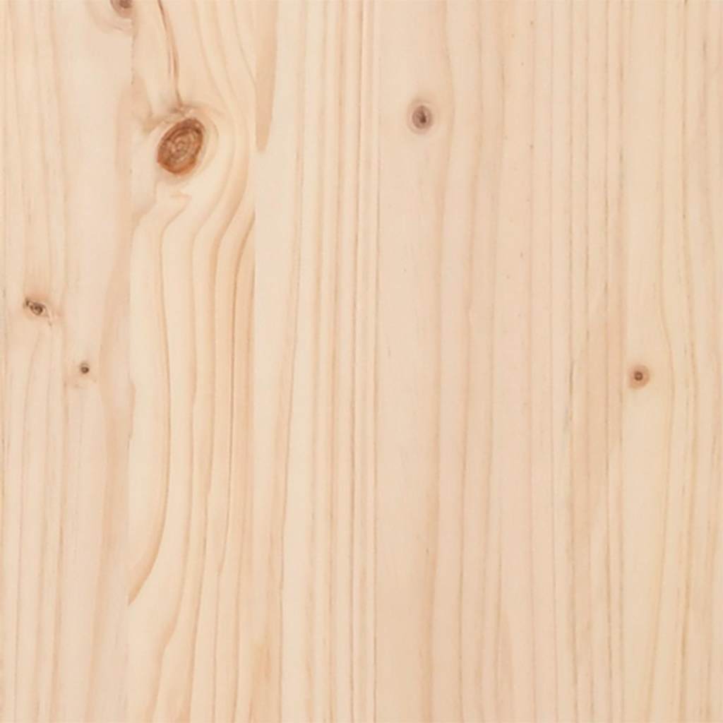 Etagenbett mit Vorhängen Weiß Schwarz 90x200 cm Kiefernholz