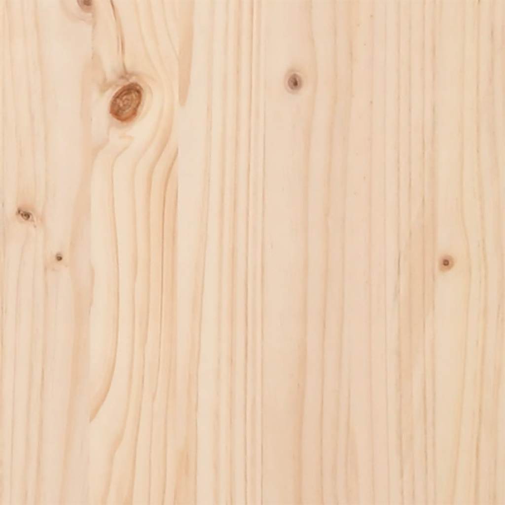 Etagenbett mit Vorhängen Weiß & Schwarz 90x190 cm Kiefernholz