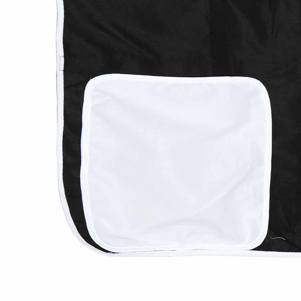 Etagenbett ohne Matratze Braun & Schwarz 90x200 cm Massivholz Kiefer