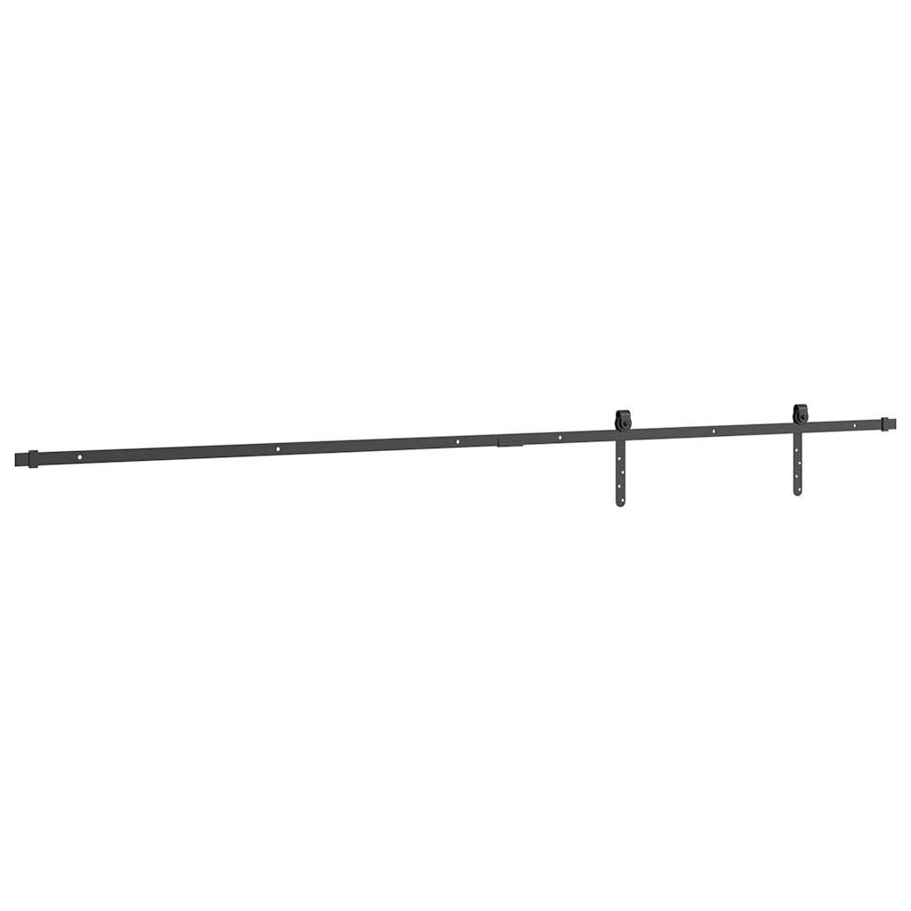 Kit de ferrures pour portes coulissantes pour portes de placard 213 cm en acier au carbone