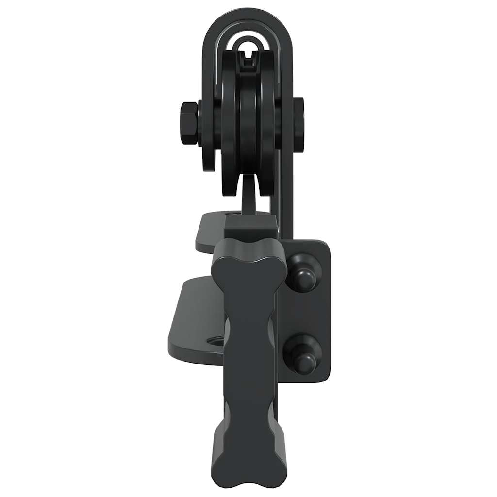 Sliding door fitting set for cabinet doors 152 cm carbon steel