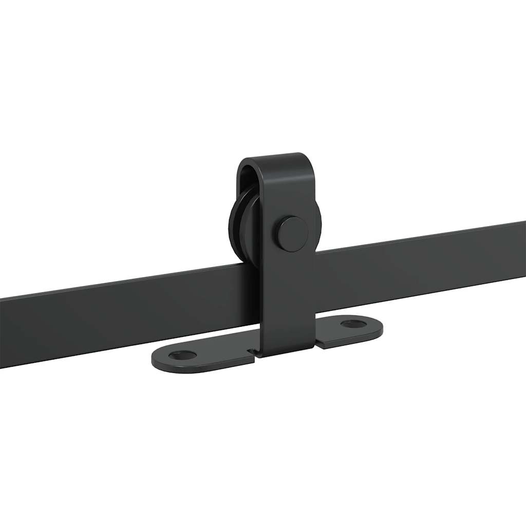 Sliding door fitting set for cabinet doors 152 cm carbon steel