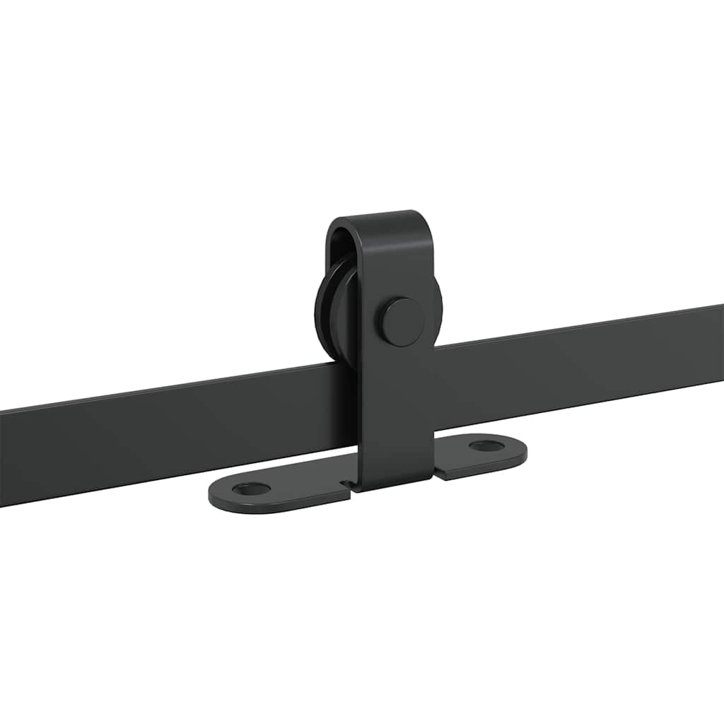 Kit de ferrures pour portes coulissantes pour portes de placard 213 cm en acier au carbone