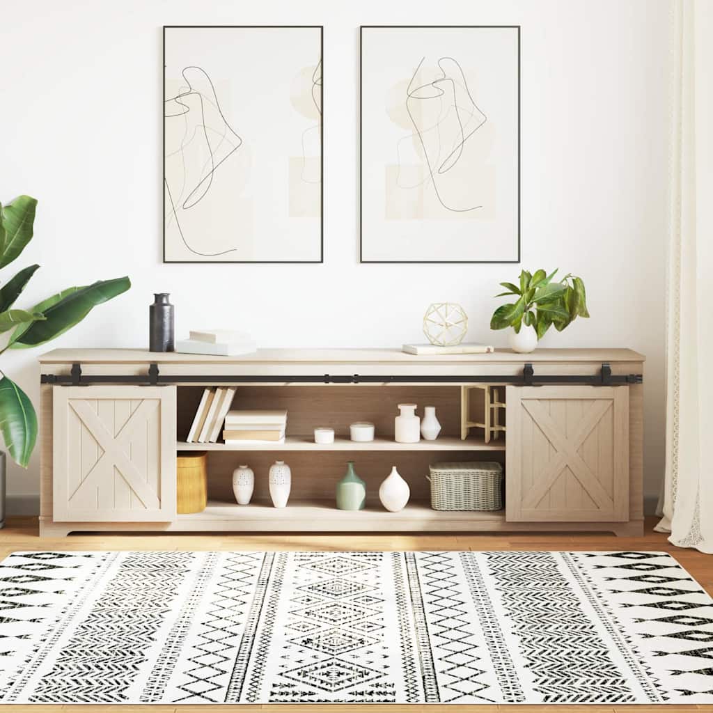 Kit de ferrures pour portes coulissantes pour portes de placard 213 cm en acier au carbone