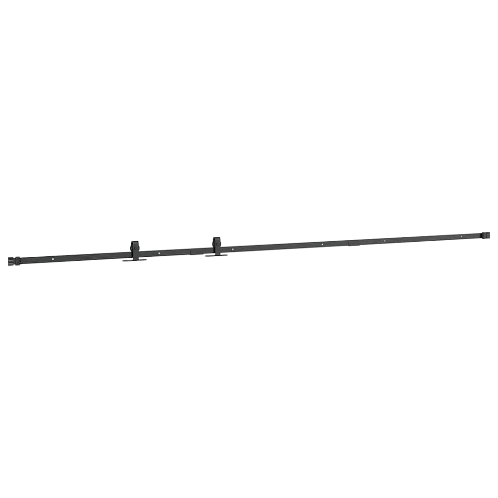 Kit de ferrures pour portes coulissantes pour portes de placard 244 cm en acier au carbone