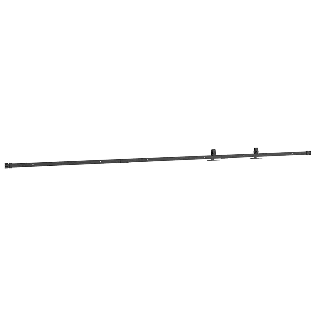 Kit de ferrures pour portes coulissantes pour portes de placard 244 cm en acier au carbone