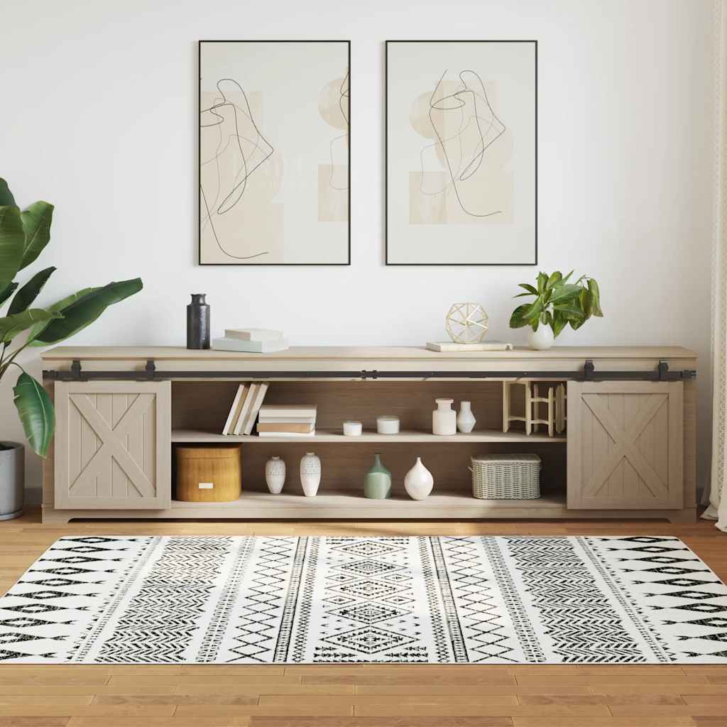 Kit de ferrures pour portes coulissantes pour portes de placard 244 cm en acier au carbone