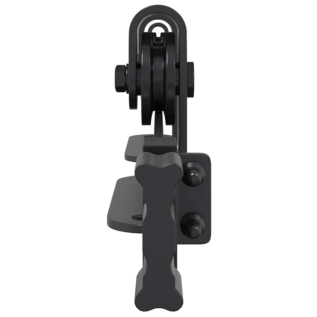 Kit de ferrures pour portes coulissantes pour portes de placard 244 cm en acier au carbone