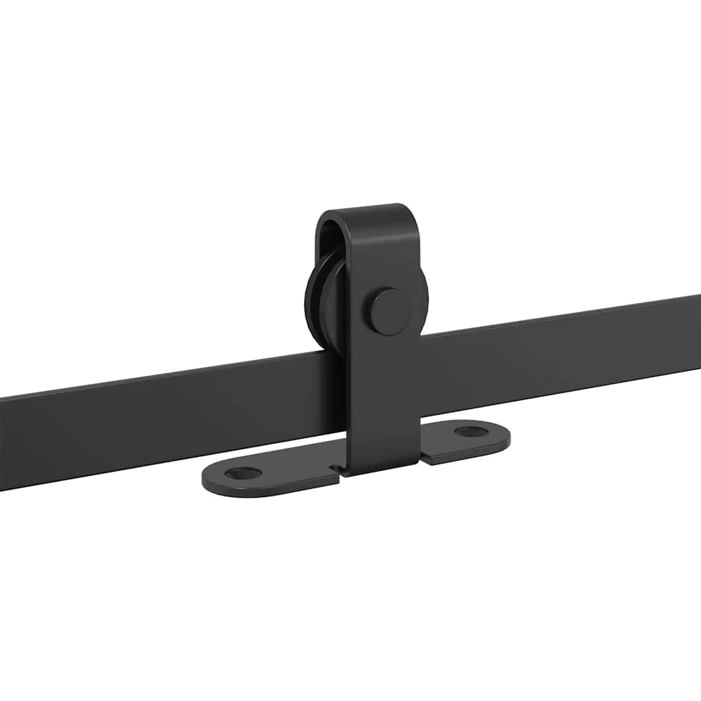 Kit de ferrures pour portes coulissantes pour portes de placard 244 cm en acier au carbone