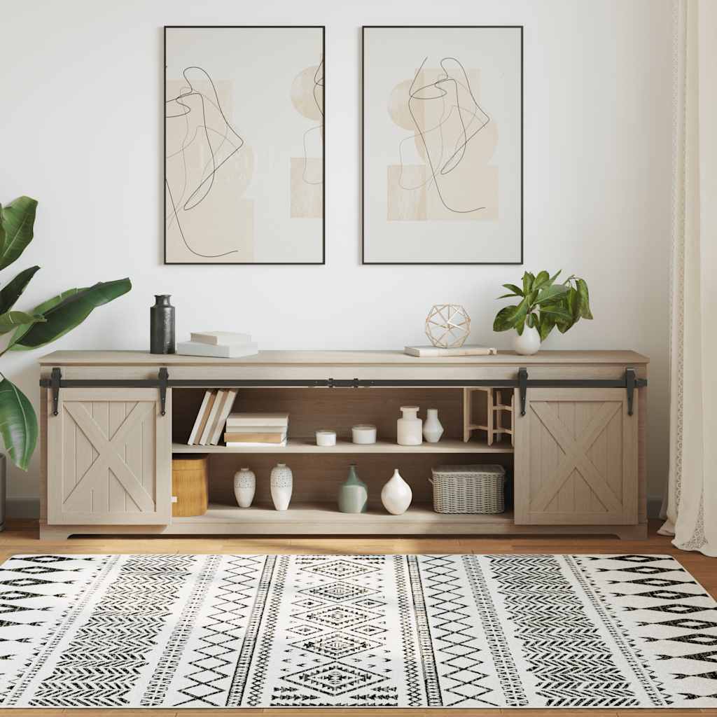 Kit de ferrures pour portes coulissantes pour portes de placard 213 cm en acier au carbone