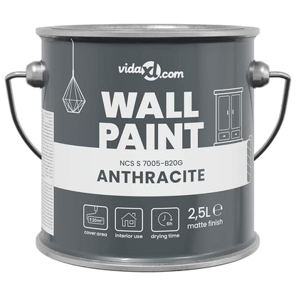 Wandfarbe Grau 2,5 L Wall Print