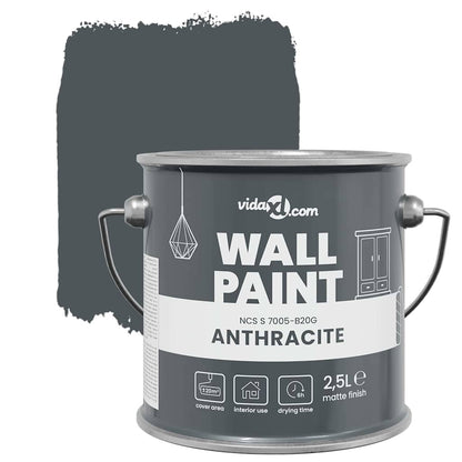 Wandfarbe Grau 2,5 L Wall Print