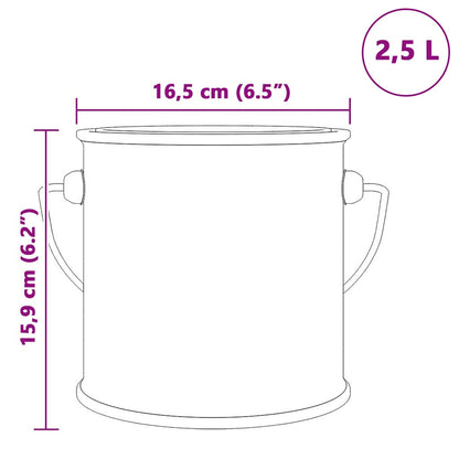 Wandfarbe Grau 2,5 L Wall Print