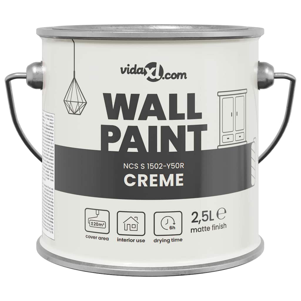 Wandfarbe Braun 2,5 L Wall Print