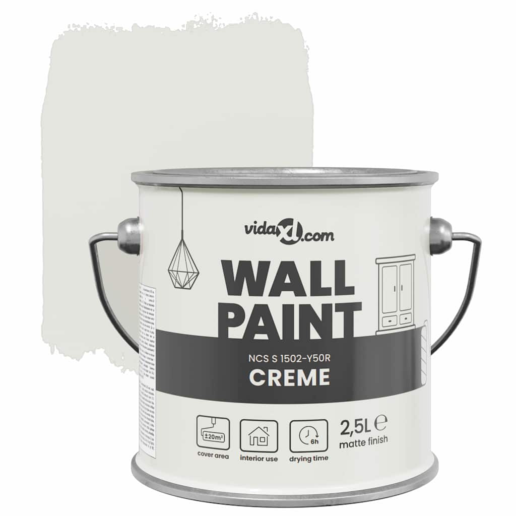 Wandfarbe Braun 2,5 L Wall Print