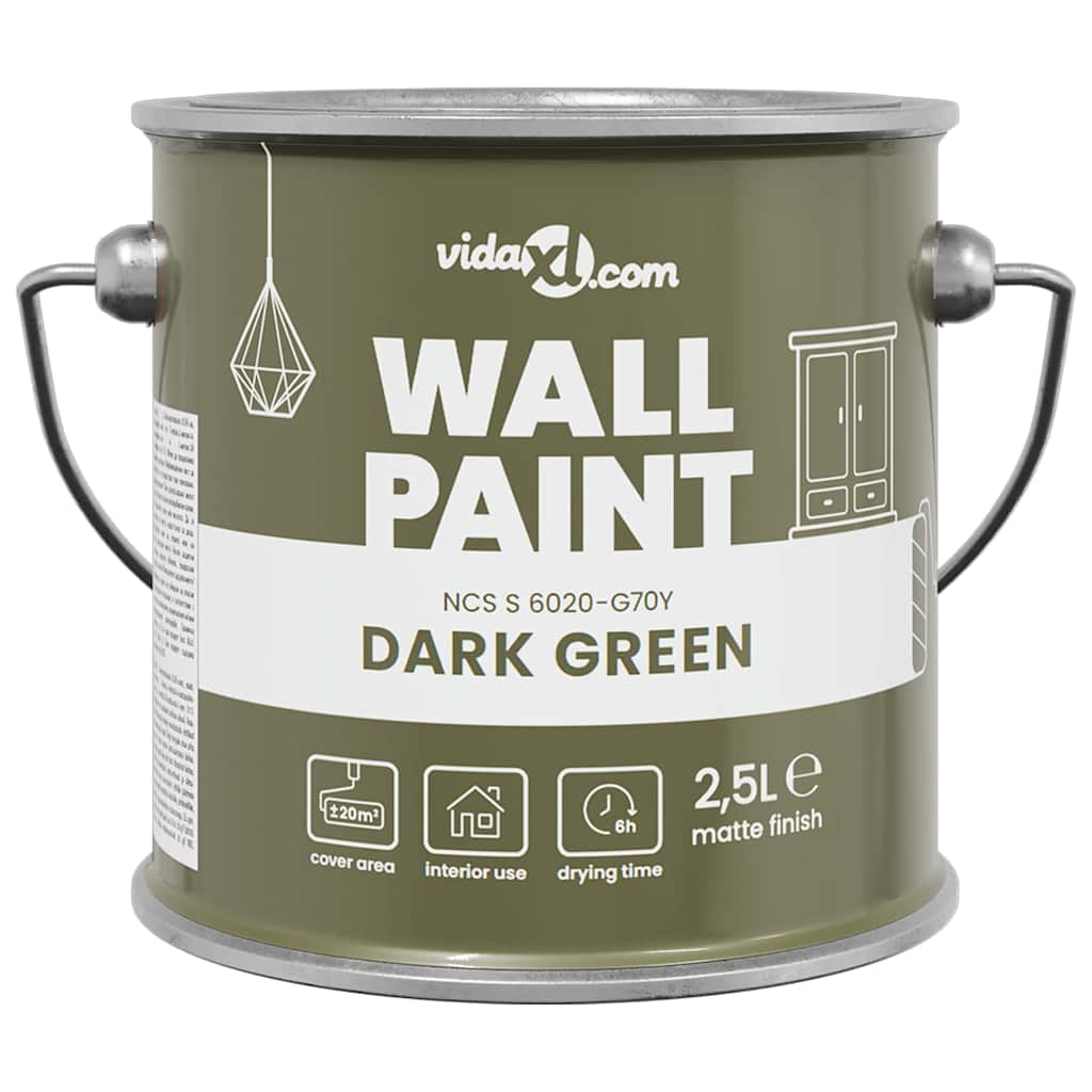 Wandfarbe Grün 2,5 L Wall Print