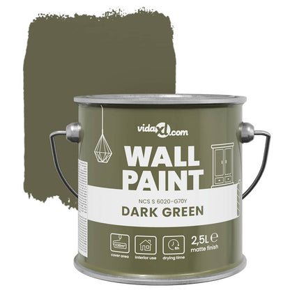 Wandfarbe Grün 2,5 L Wall Print