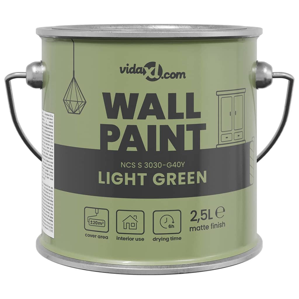 Wandfarbe Grün 2,5 L Wall Print