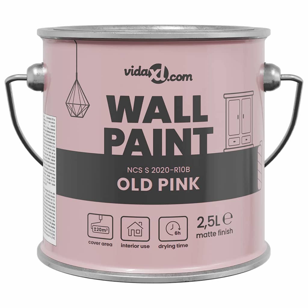Wandfarbe Rosa 2,5 L Wall Print