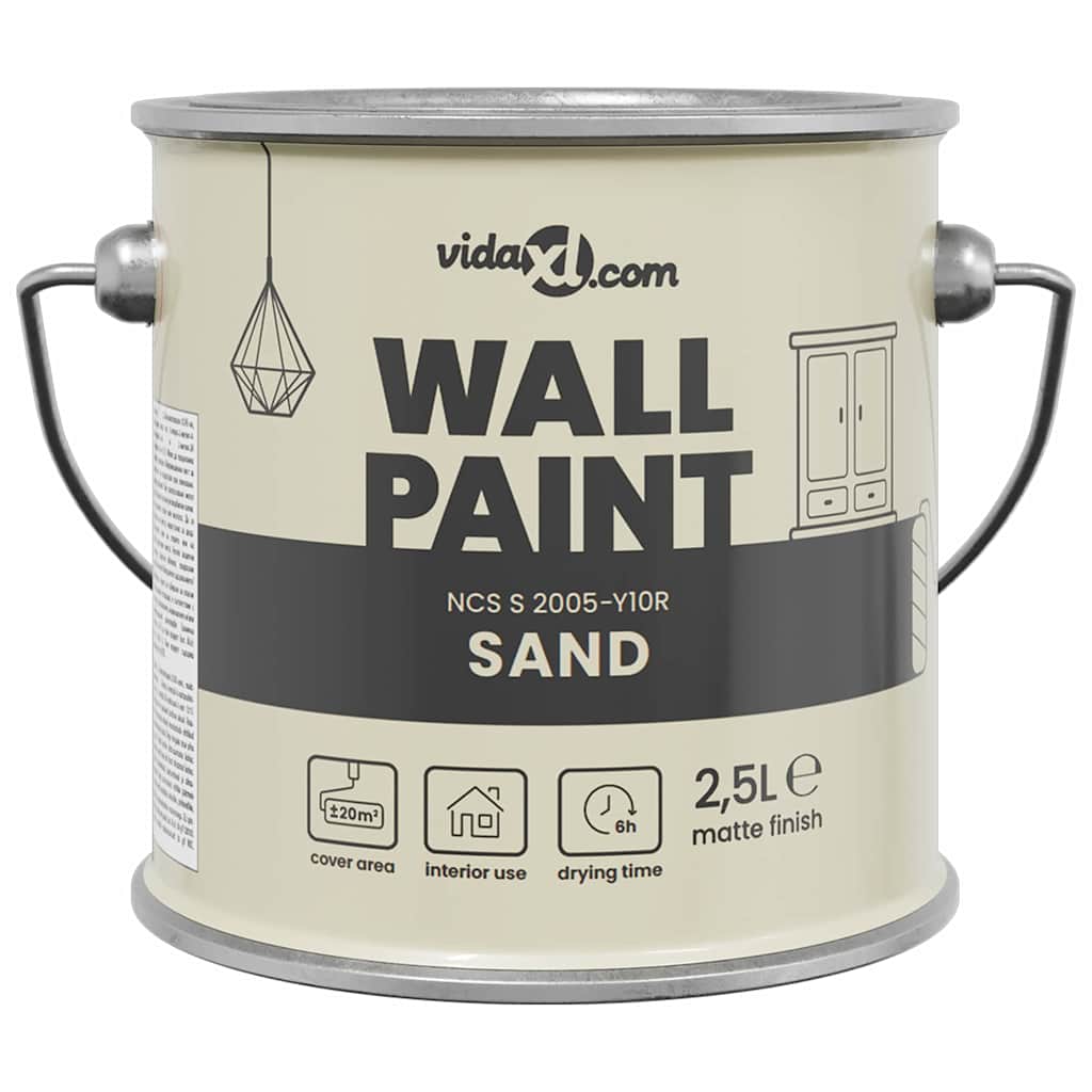 Wandfarbe Braun 2,5 L Wall Print